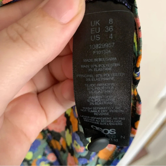 ASOS Floral  Button Up Blouse 4 - Picture 4 of 10